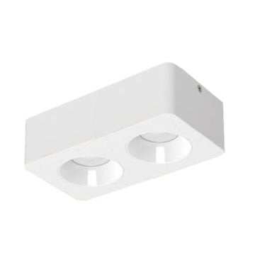 MOLLED MOL2422 2x7 Watt Beyaz Sıva Üstü İkili LED Spot (OSRAM/SAMSUNG LED & TRIDONIC/EAGLERICE/LIFUD Driver)