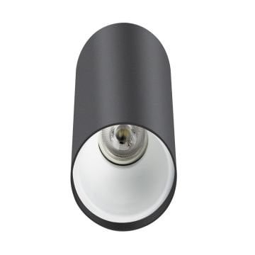 ERKled ERK2800 6x10 cm Siyah-Beyaz Sıva Üstü Silindir Spot Kasası