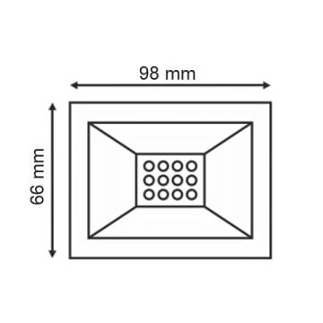 HELIOS HS 3812 10 Watt LED Projektör