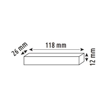 HELIOS HS8634 Siyah Sıva Üstü Magnet Ray Bağlantı Aparatı