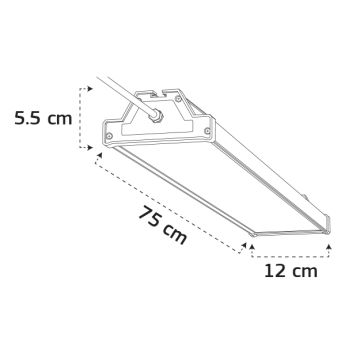 GOYA GY 4321-90 90 Watt LED Yüksek Tavan Armatürü (IP40)