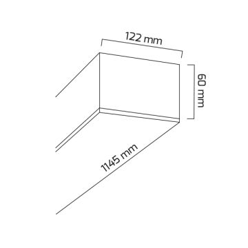 GOYA GY 4319 60 Watt 115 cm LED Yüksek Tavan Armatürü