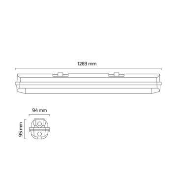 GOYA GY 4314 36 Watt 128 cm Nemliyer LED Etanj (IP65 - SAMSUNG/OSRAM LED & OSRAM Driver)