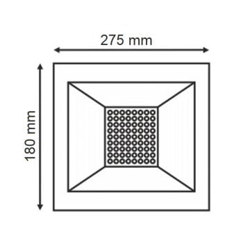 HELIOS HS 3816 100 Watt LED Projektör