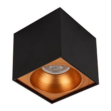 ERKled ERK2704 10x10x10 cm Siyah-Bakır Sıva Üstü Spot Kasası
