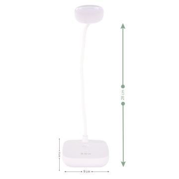 ACK AF11-10017 Dimli ve Dokunmatik Şarjlı LED Masa Lambası - 3 Işık Renkli (Beyaz + Ilık Beyaz + Gün Işığı)