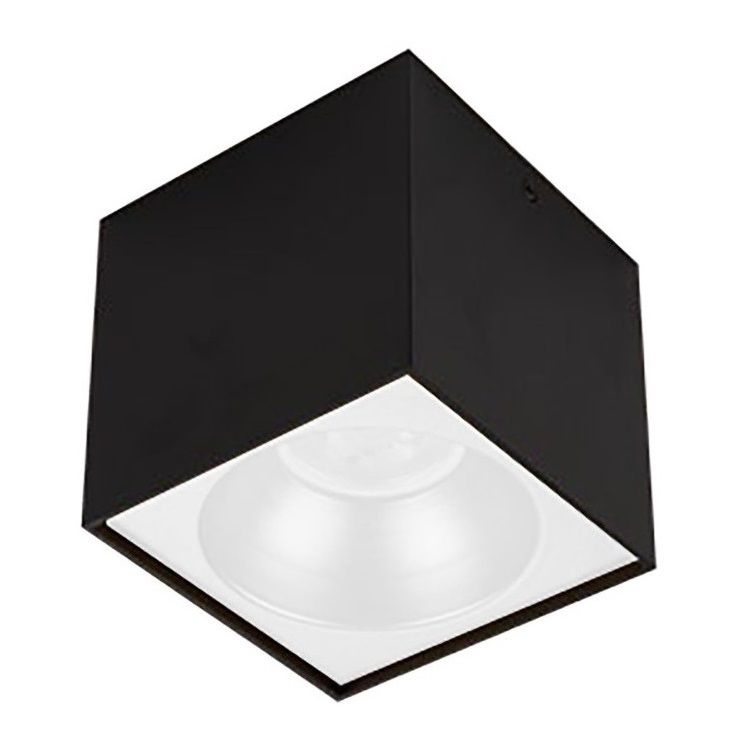 ERKled ERK2704 10x10x10 cm Siyah-Beyaz Sıva Üstü Spot Kasası