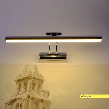 ACK AH10-00105 6 Watt 35 cm Krom LED Tablo Apliği - Gün Işığı (3000K)
