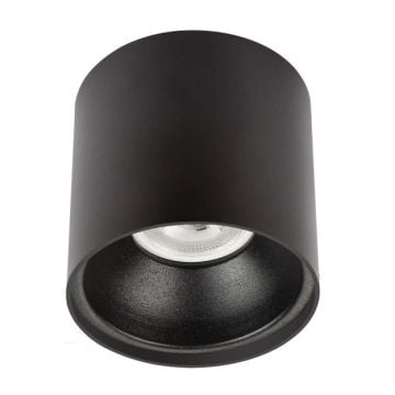 ERKled ERK2702 10x10 cm Siyah Sıva Üstü Silindir Spot Kasası