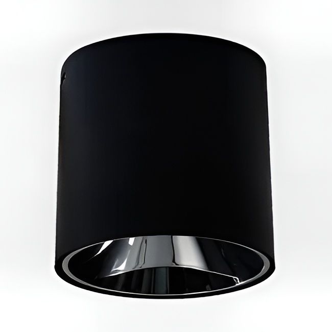 ERKled ERK2702 10x10 cm Siyah-Platin Sıva Üstü Silindir Spot Kasası