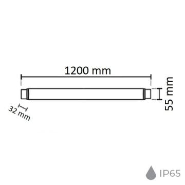 NOAS YL98-3600 36 Watt 120 cm LED Etanj