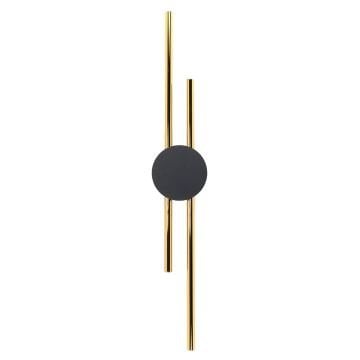 CreaLight AH07-09406 2x9 Watt 136 cm Gold Çubuk LED Aplik - Gün Işığı (3000K)