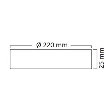 goldX ZE982 30 Watt Siyah Sıva Üstü/Sıva Altı Ayarlanabilir Yuvarlak LED Panel