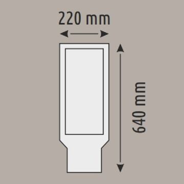 HELIOS HS 3834 100 Watt LED Sokak Armatürü - Beyaz Işık (6400K)