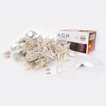 ACK AS90-00300F 200x200 cm Flaşörlü Dış Mekan LED Perde - Gün Işığı (3000K)