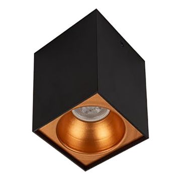 ERKled ERK2700 10x10x14 cm Siyah-Bakır Sıva Üstü Spot Kasası
