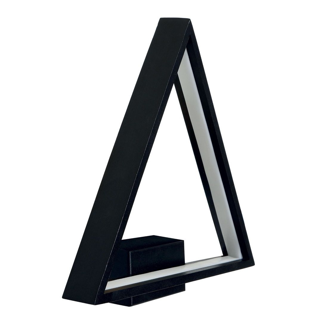 CreaLight AL02-48101 15 Watt Siyah/Beyaz Üçgen LED Aplik