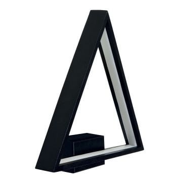 CreaLight AL02-48101 15 Watt Siyah/Beyaz Üçgen LED Aplik