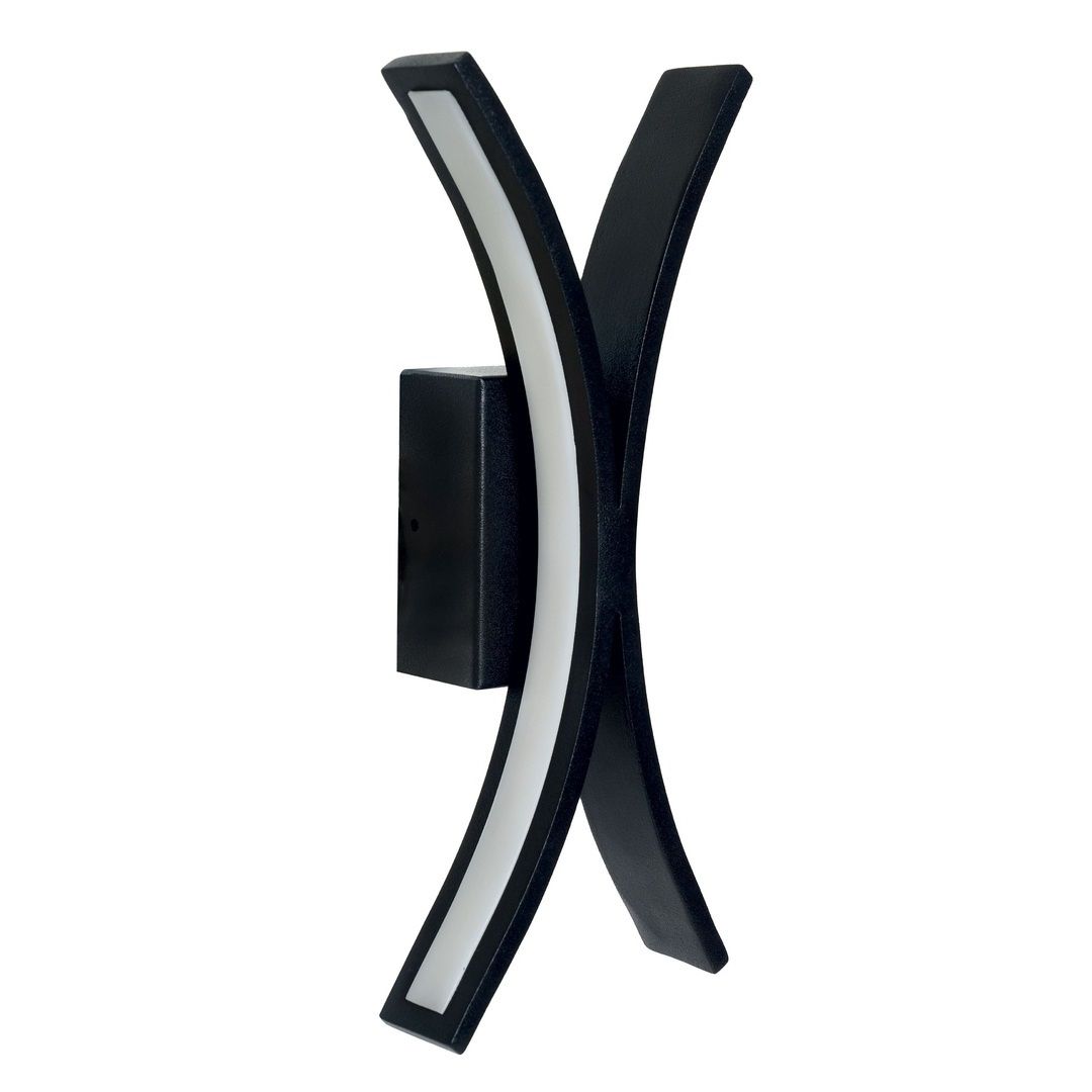 CreaLight AL02-49101 15 Watt Siyah/Beyaz Dekoratif LED Aplik