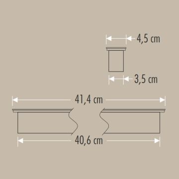 CATA CT-5392 Katana 30 Watt 41 cm Sıva Altı Siyah LED Spot - Ilık Beyaz (4000K)