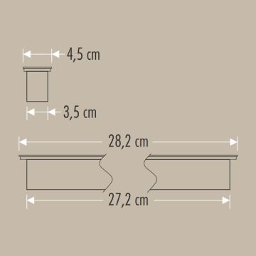 CATA CT-5391 Katana 20 Watt 28 cm Sıva Altı Siyah LED Spot - Ilık Beyaz (4000K)