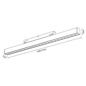 FORLIFE FL-6614 24 Watt Siyah Kompakt Lensli Magnet Armatür (OSRAM LED)