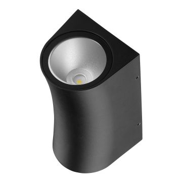 HOROZ 076-009-0012 SERVİ Siyah Çift Yönlü Dış Mekan LED Aplik (Metal Kasa)
