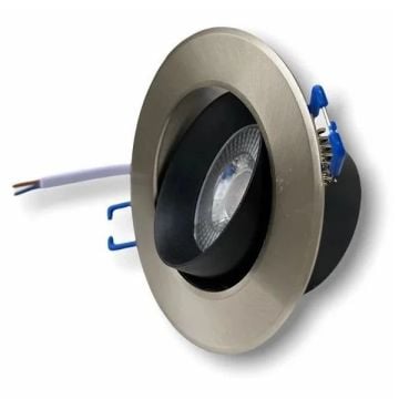CATA CT-5252 Akik 7 Watt Sıva Altı Krom-Siyah Yuvarlak LED Spot