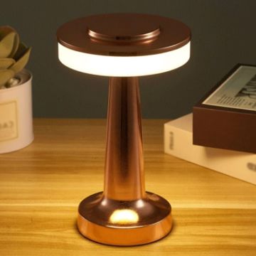 CATA CT-8435 Oslo Şarjlı, Dimlli, Dokunmatik LED Masa Lambası - 3 Işık Renkli (Beyaz + Ilık Beyaz + Gün Işığı)