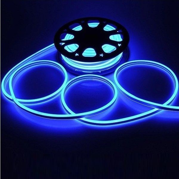 HELIOS HS 3236 220 Volt Dış Mekan Mavi Neon LED Hortum (6 Watt/ Metre) [50 Metre]