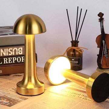 CATA CT-8429 Lizbon Şarjlı, Dimlli, Dokunmatik LED Masa Lambası - 3 Işık Renkli (Beyaz + Ilık Beyaz + Gün Işığı)
