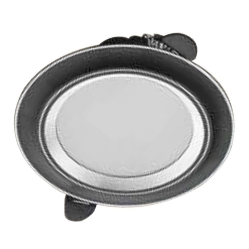 CATA CT-5258 Zebra 6 Watt Siyah-Krom Downlight Armatürr - Beyaz Işık (6400K)