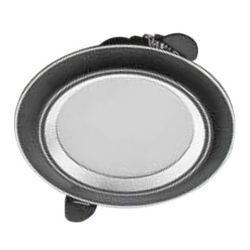 CATA CT-5258 Zebra 6 Watt Siyah-Krom Downlight Armatürr - Beyaz Işık (6400K)