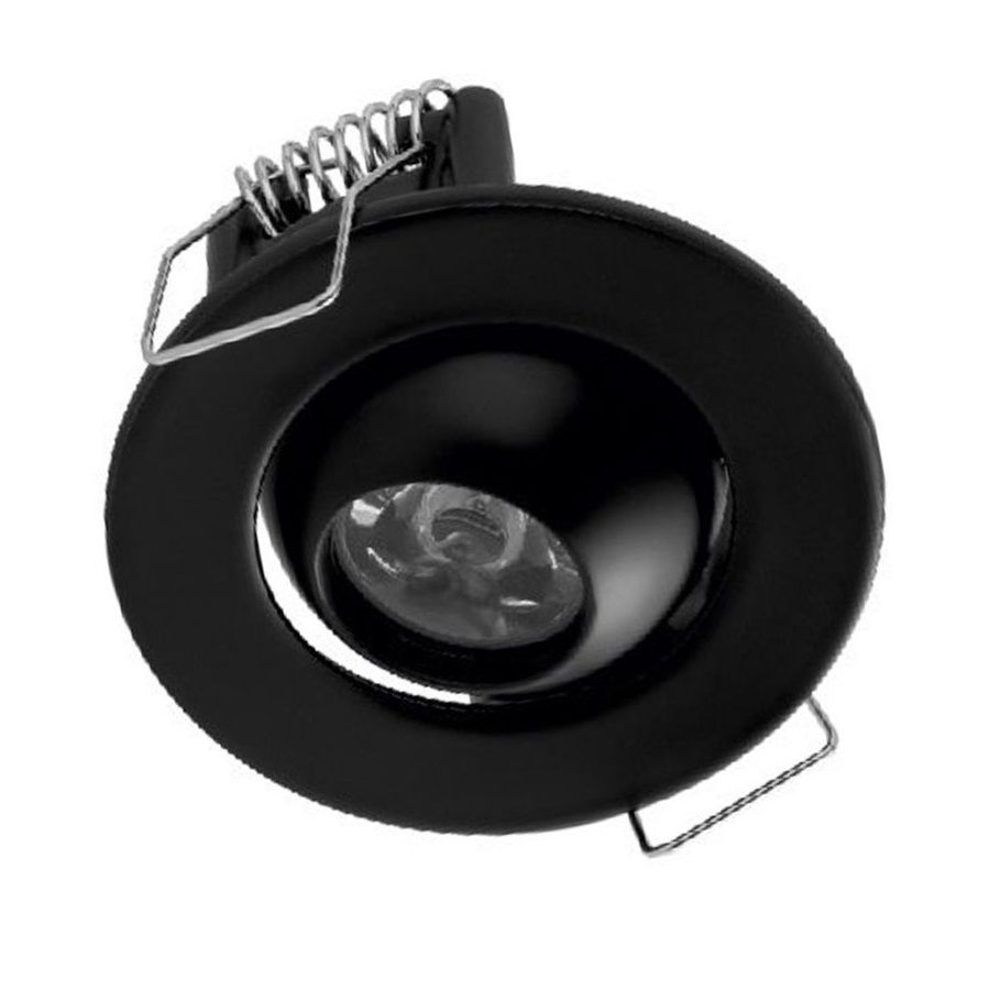 CATA CT-5268 1.5 Watt Siyah LED Manda Gözü Spot