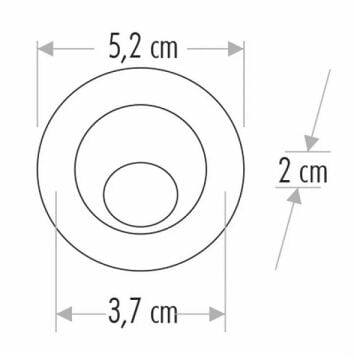 CATA CT-5268 1.5 Watt Satin LED Manda Gözü Spot