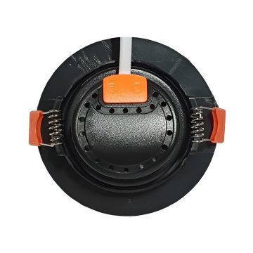 ACK AD01-00531 5 Watt Siyah Kasa Sıva Altı Yuvarlak LED Spot - Beyaz Işık (6500K)