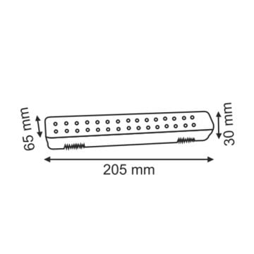 HELIOS HS 5205 4 Watt 20 cm Şarjlı LED Işıldak