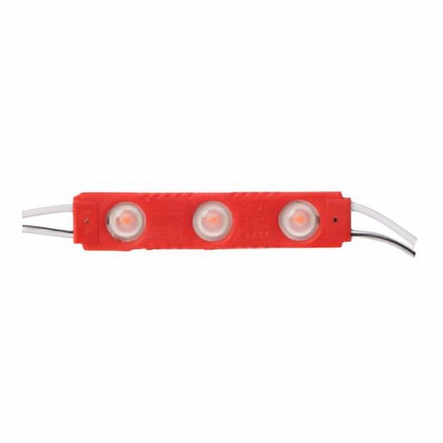 İled 12 Volt 1.2 Watt Modül LED - Kırmızı Işık - 165 Derece - 35 Lümen - MLIL.1012.R067.N312
