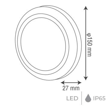 goldX ZE925-GR 3 Watt Gri Sıva Üstü Dış Mekan LED Merdiven Armatürü - Ilık Beyaz (4000K)