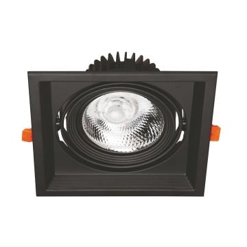 FORLIFE FL-2190 S12 Siyah Kasa 12 Watt AR111 LED Spot