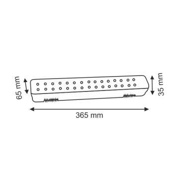 HELIOS HS 5206 8 Watt 36 cm Şarjlı LED Işıldak