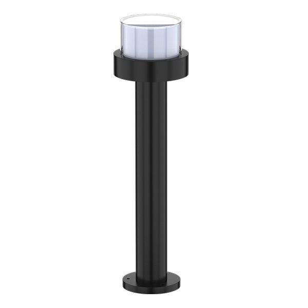 GOYA GY 7259 10 Watt Siyah 60 cm LED Bollard Armatür - Gün Işığı (3000K) - Metal Kasa