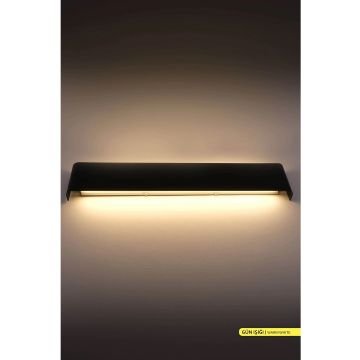 ACK AH07-03701 2x12 Watt Siyah Çift Yönlü LED Aplik - Gün Işığı (3000K)