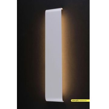 ACK AH07-03700 2x12 Watt Beyaz Çift Yönlü LED Aplik - Gün Işığı (3000K)
