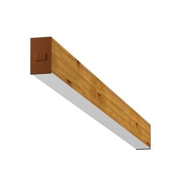 GOYA GY 8032-150-62-C 65 Watt 150 cm Ahşap (Ceviz) Desenli Sıva Üstü Lineer Armatür