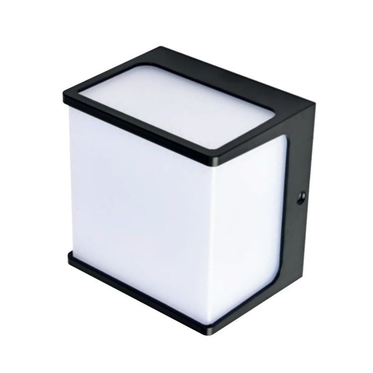 HOROZ 076-068-0008 CUBE 8 Watt Siyah Dış Mekan LED Aplik - Plastik Kasa - Ilık Beyaz (4200K)