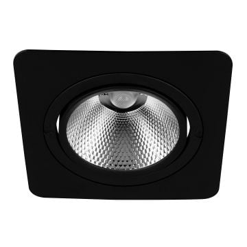 goldX ZE774-BK Siyah Kasa 30 Watt Kare LED Mağaza Spotu (SAMSUNG LED & TRIDONIC Driver)