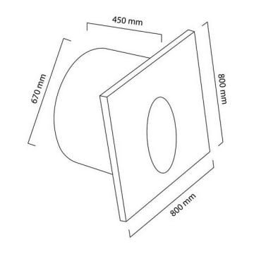 25 adet goldX ZE430-PE 3 Watt Prinç Eskitme Sıva Altı Kare LED Merdiven Armatürü - Gün Işığı (3000K)