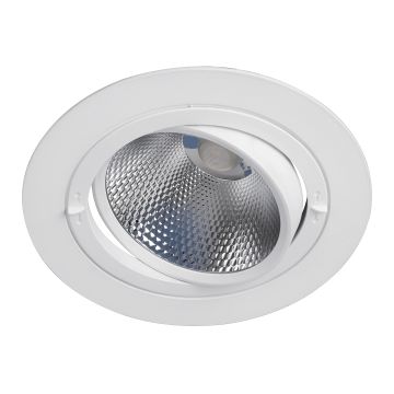 goldX ZE250-WH Beyaz Kasa 40 Watt Yuvarlak LED Mağaza Spotu