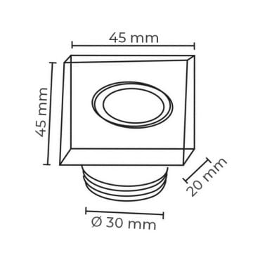 FORLIFE FL-1878 3 Watt Mini Kare Cam Spot